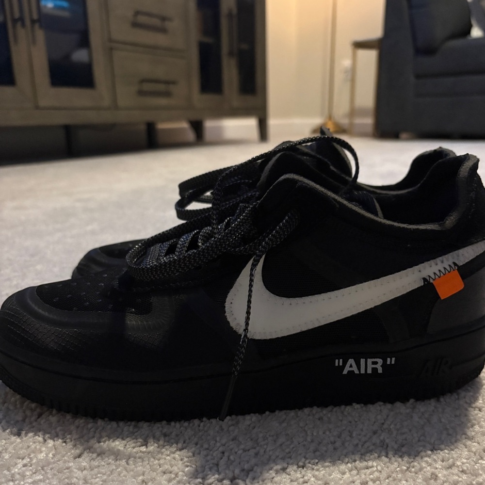 Off white / Nike black Air Force